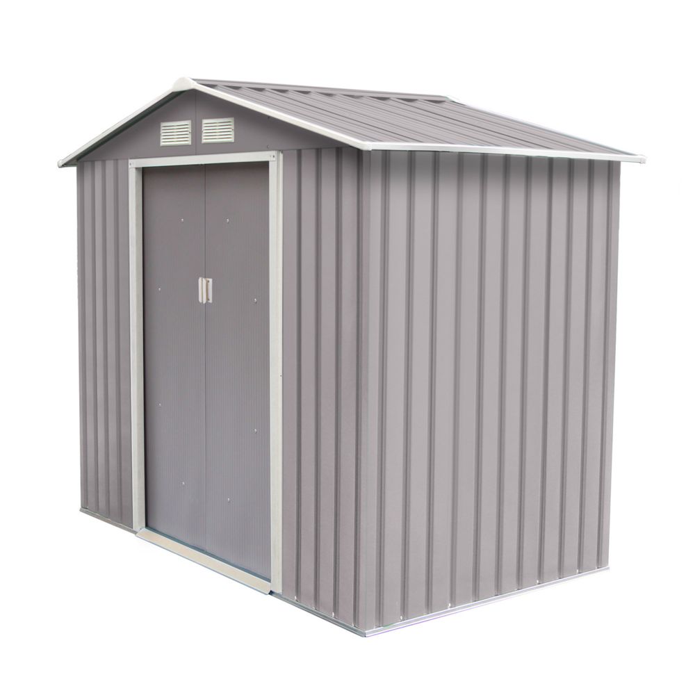 DEPOSITO METÁLICO JARDÍN GRIS 2.44 m2