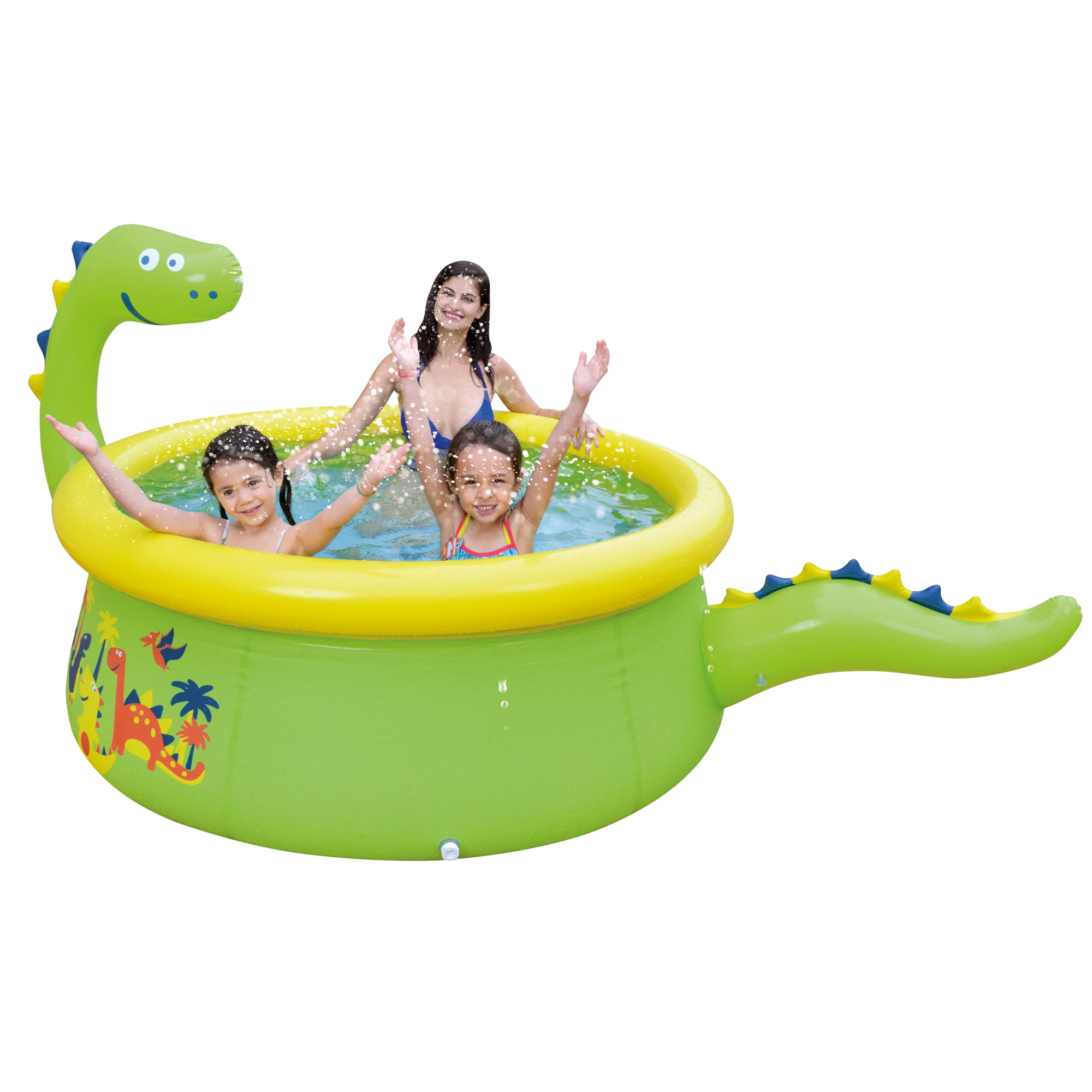 PILETA INFLABLE DINOSAURIO