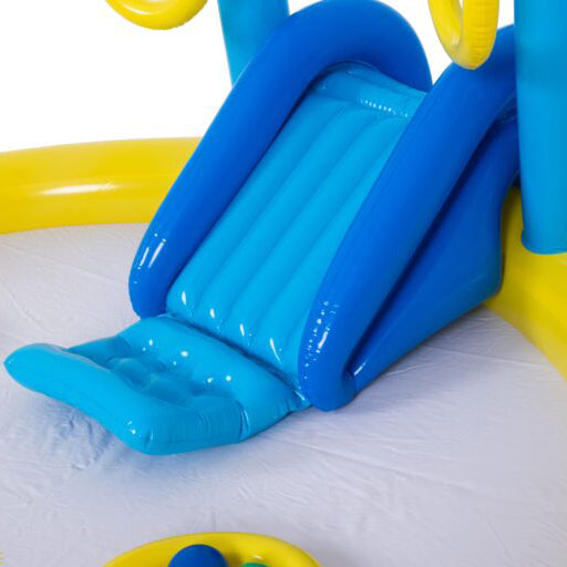 PILETA INFLABLE DE JUEGOS LANZA AGUA MONSTER