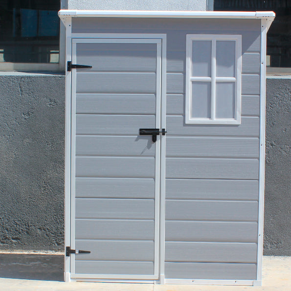 DEPOSITO PLÁSTICO JARDÍN GRIS 1.37 m2