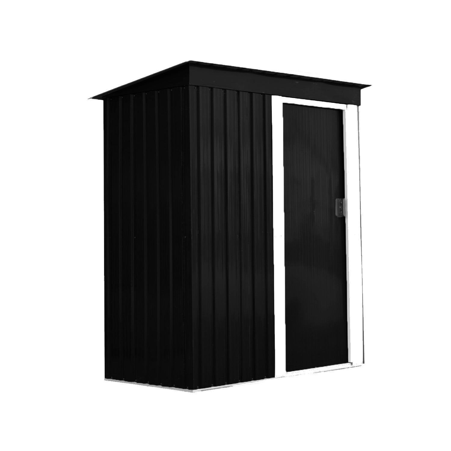 DEPOSITO METÁLICO JARDÍN NEGRO 1.38 m2