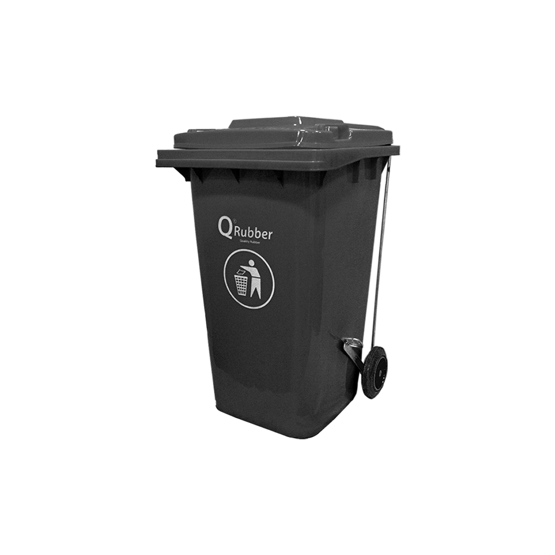 CONTENEDOR BASURA BASURERO 240 LTS COLORES CON PEDAL