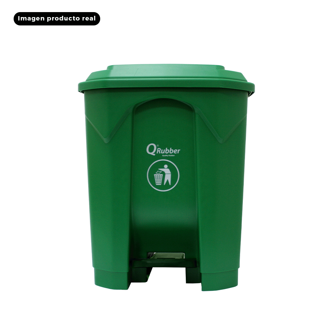 BASURERO CONTENEDOR BASURA 30 LTS CON PEDAL COLORES