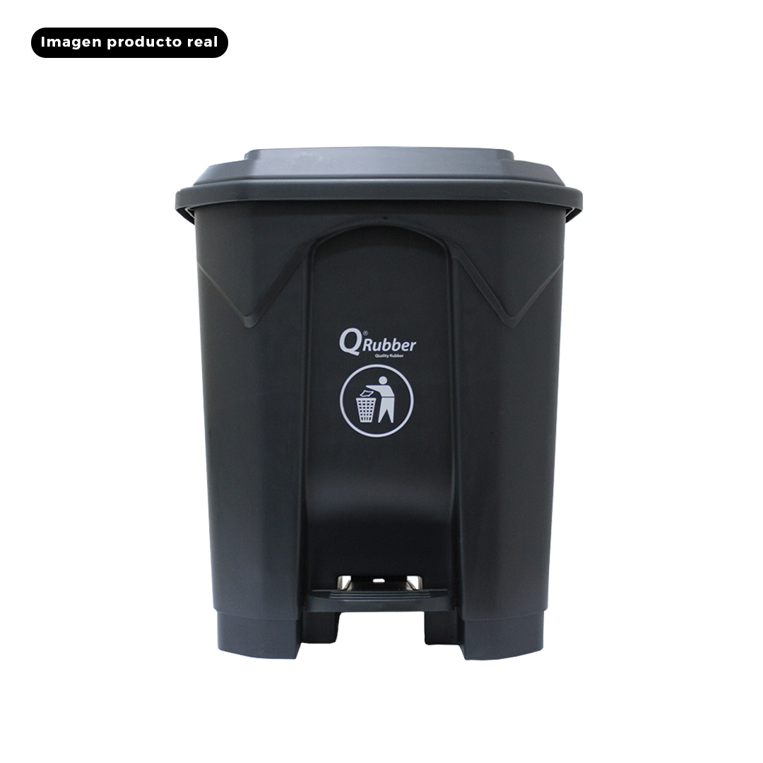 BASURERO CONTENEDOR BASURA 30 LTS CON PEDAL COLORES