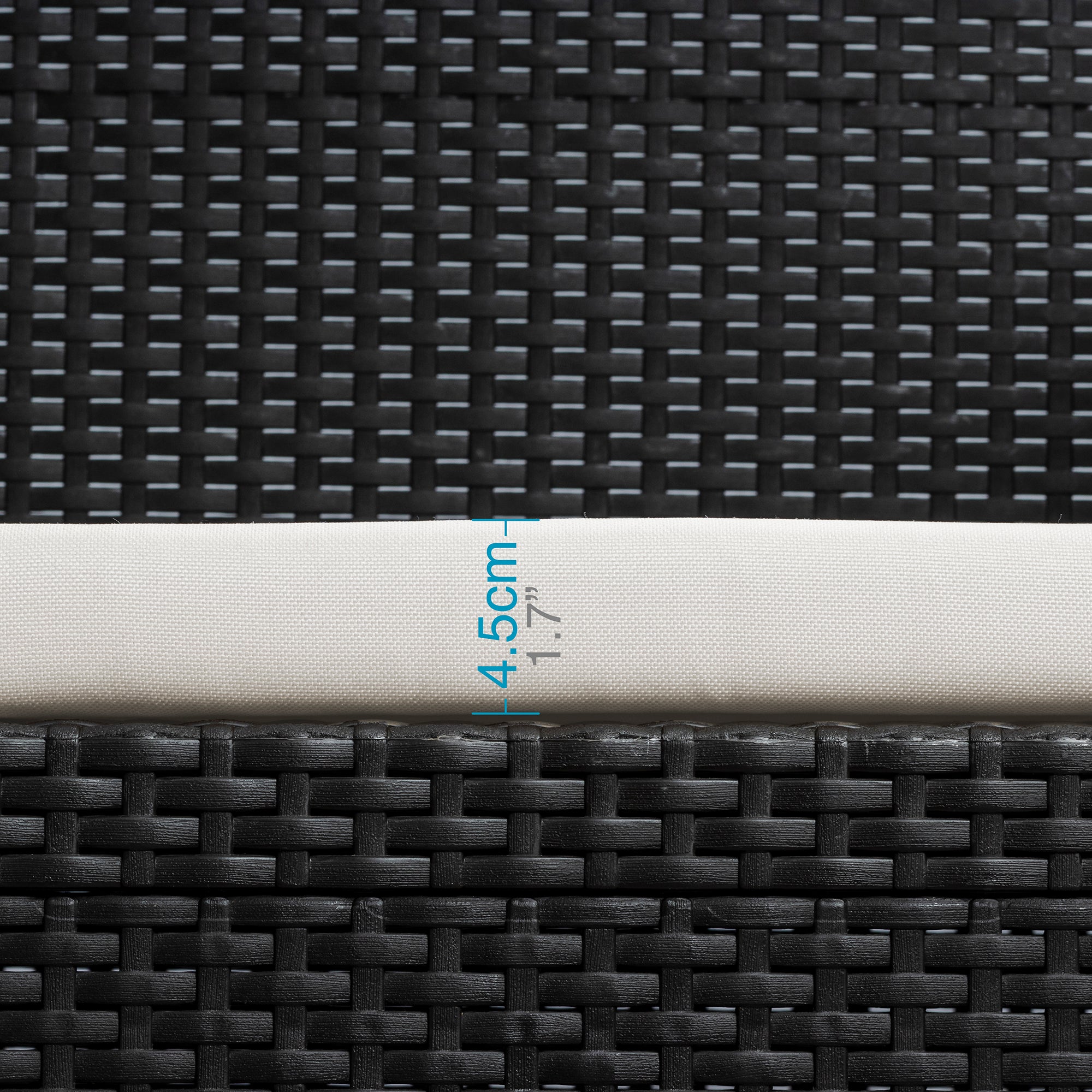 JUEGO LIVING SOFA RATAN FERRARA COMFORT COLOR MARRON OSCURO