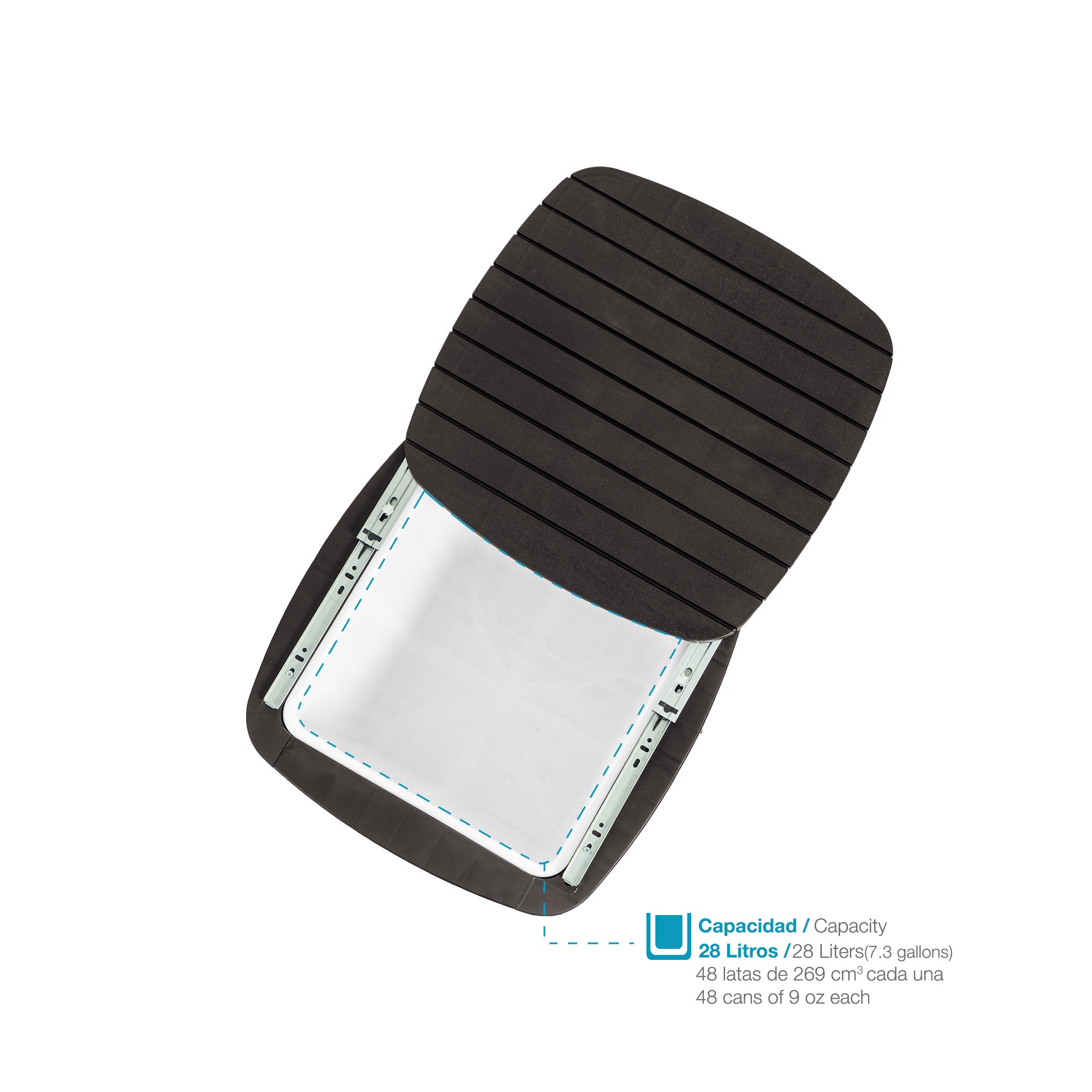 COOLER TABLE CAPRI MARRON