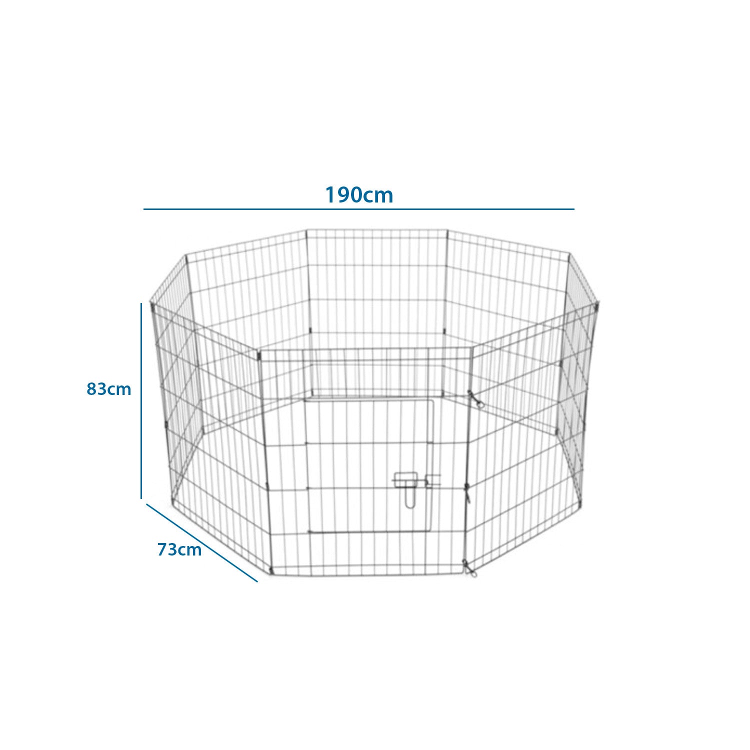 CORRAL PLEGABLE MASCOTAS 3 POSICIONES - GRANDE