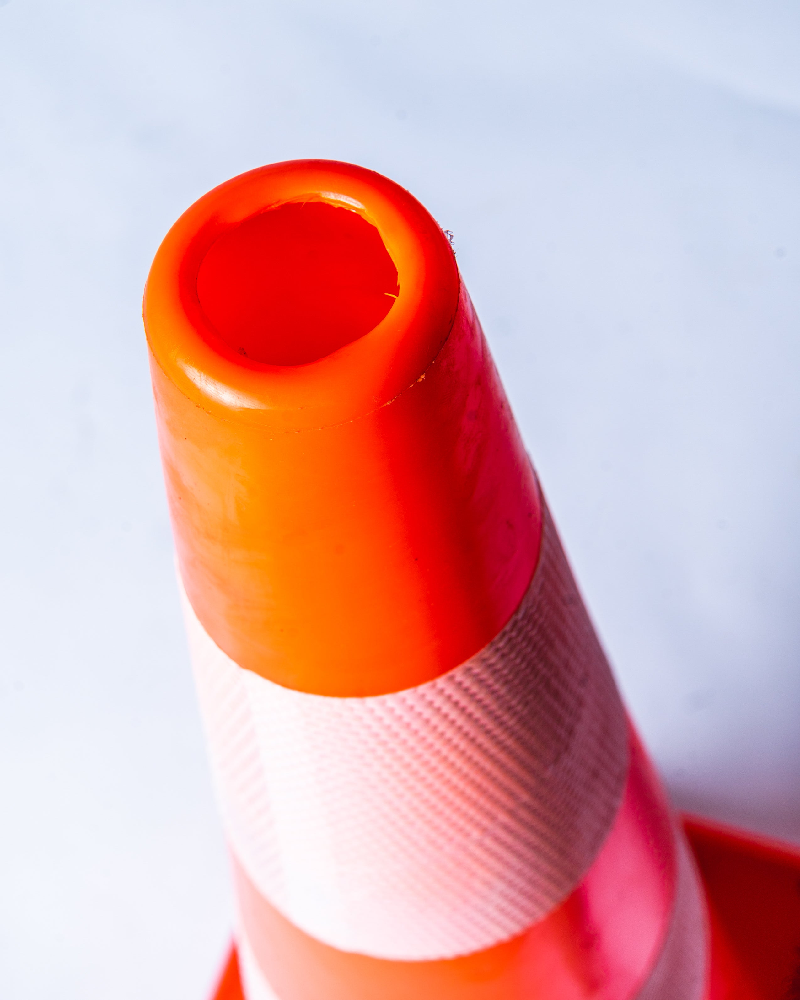 CONO PVC REFLECTIVO TRANSITO RUTA SEÑALIZACION 70 CM BASE NORMAL