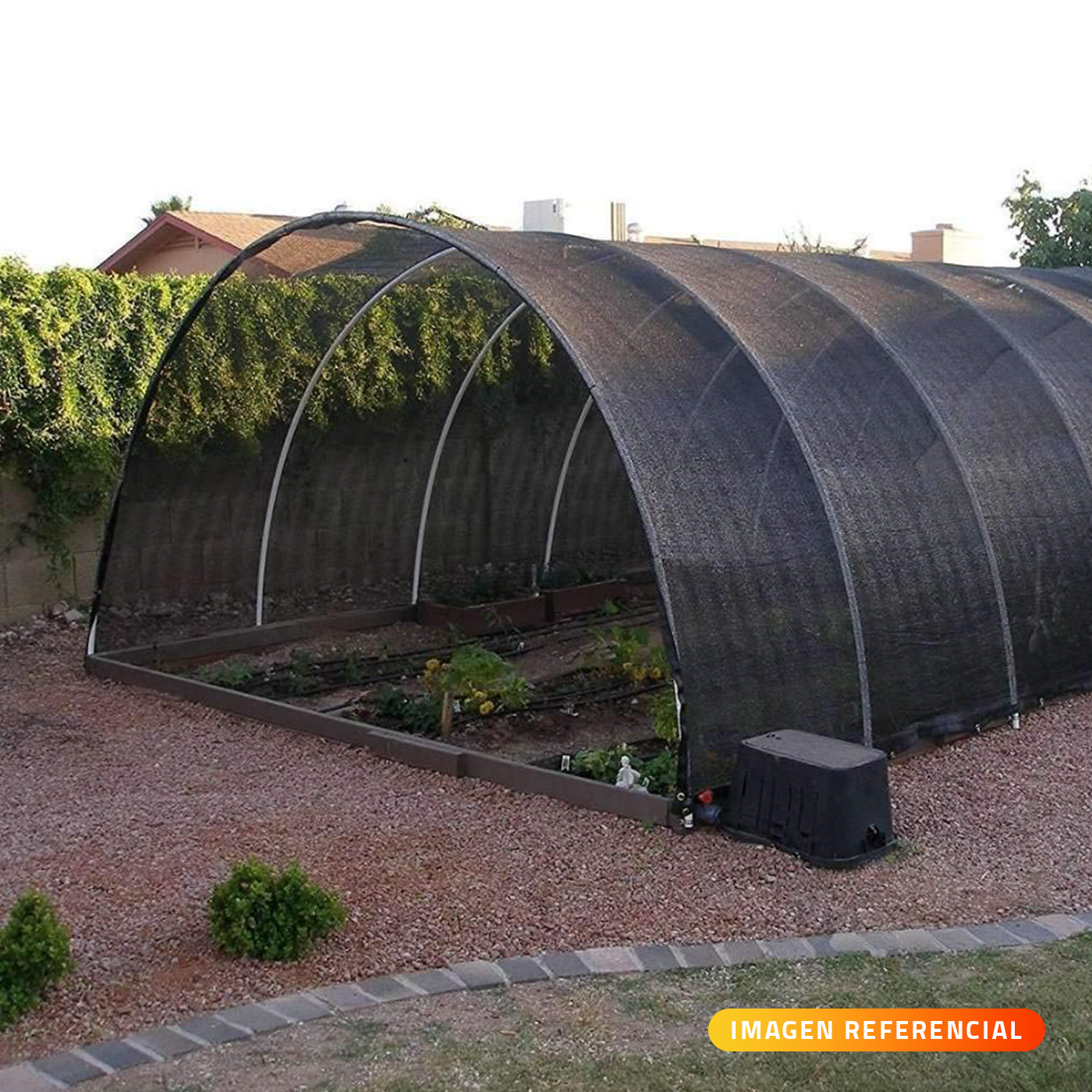 MALLA MEDIA SOMBRA 80% 4,2MTX100MT NEGRA