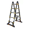 ESCALERA DE ALUMINIO TELESCOPICA MULTIUSO 3,2 M NEGRO/AMARILLO