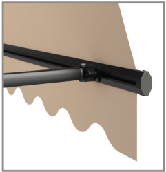 TOLDO BALCON BRAZO RETRACTIL CRUDO 2.0x2.5 mts