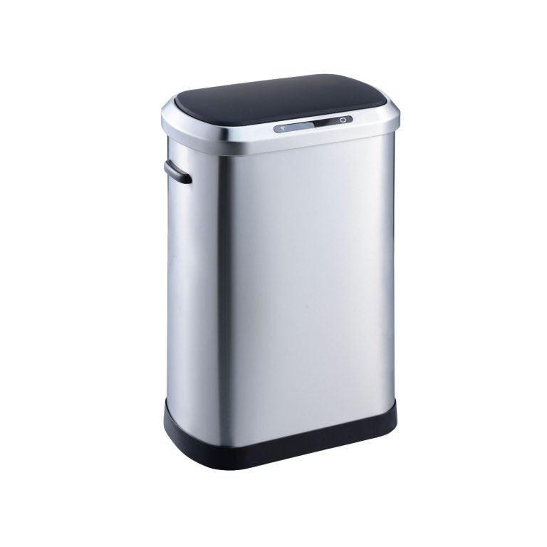 BASURERO INTELIGENTE CON SENSOR 50L ACERO INOXIDABLE