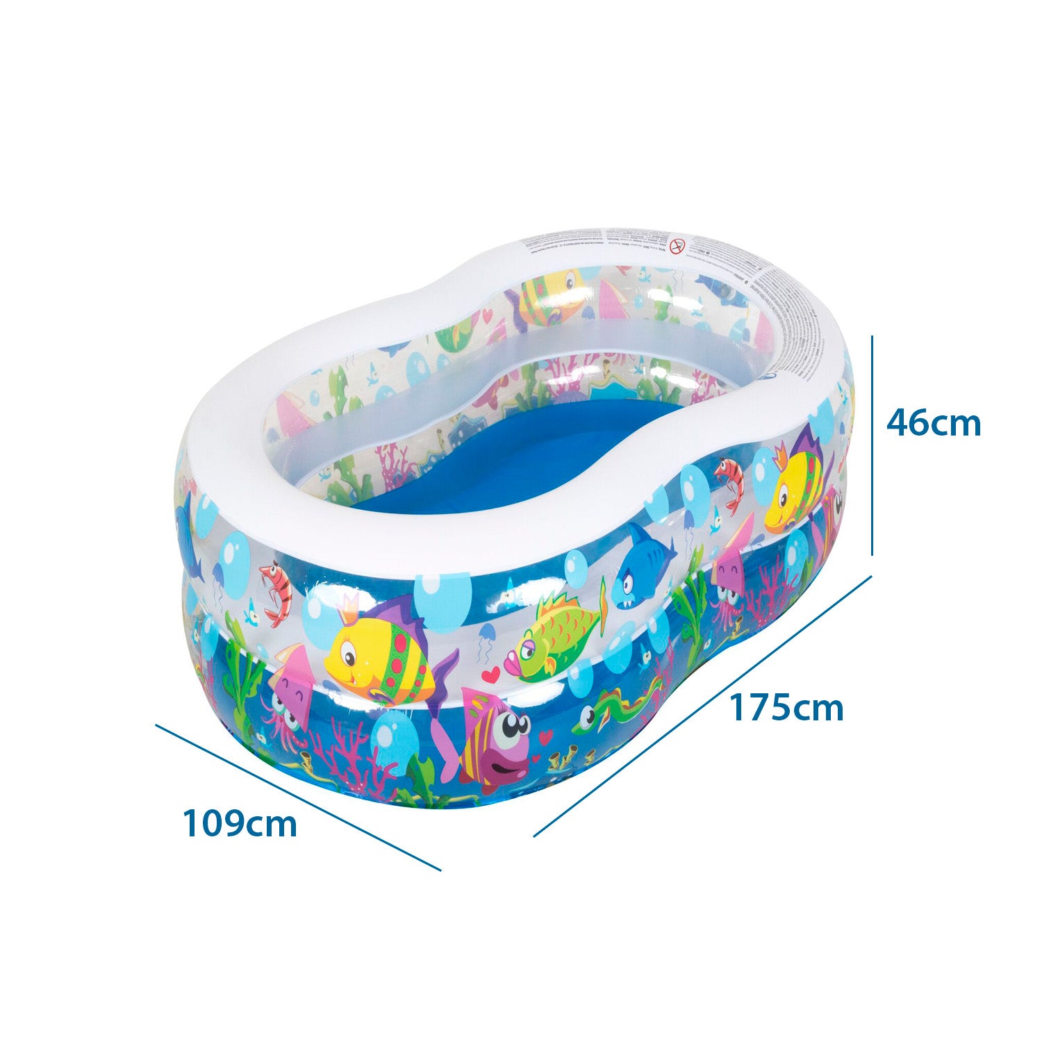PILETA INFLABLE INFANTIL PECES