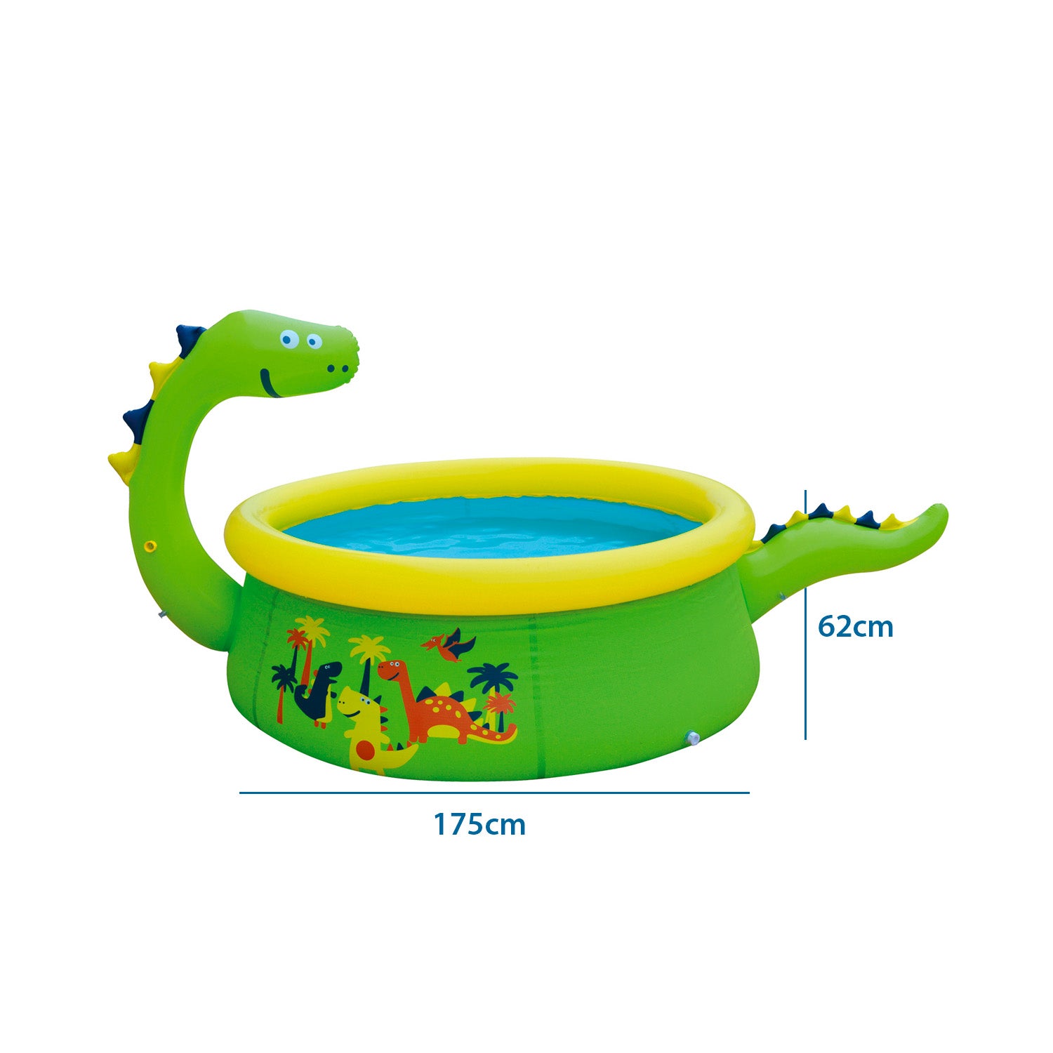 PILETA INFLABLE DINOSAURIO