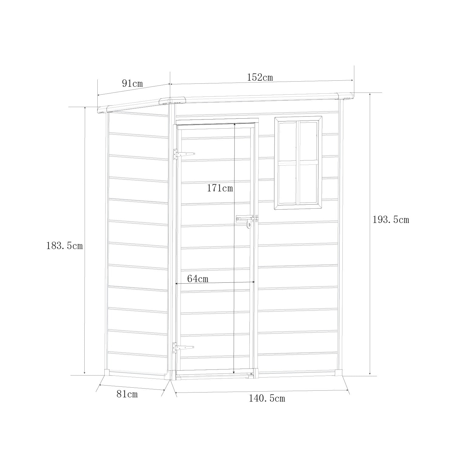 DEPOSITO PLÁSTICO JARDÍN GRIS 1.37 m2
