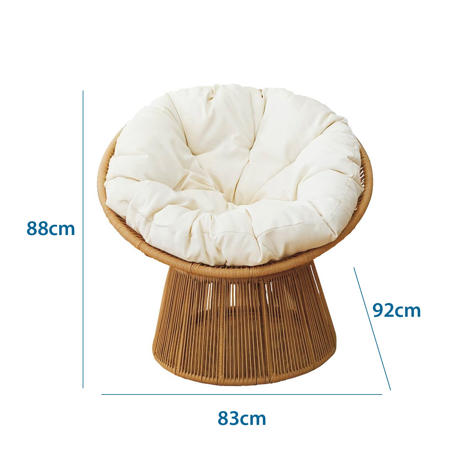 SILLON GIRATORIO RATAN