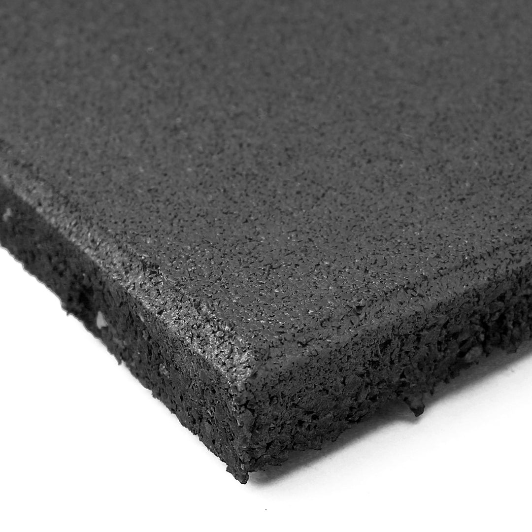 Baldosa De Caucho Negra