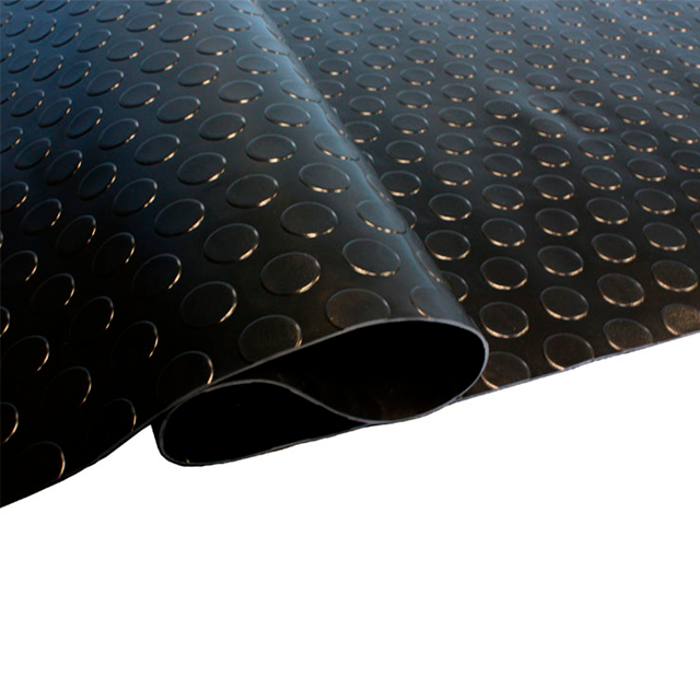 PISO DE GOMA EN ROLLO - BOTON /ABOTONADO/MONEDA