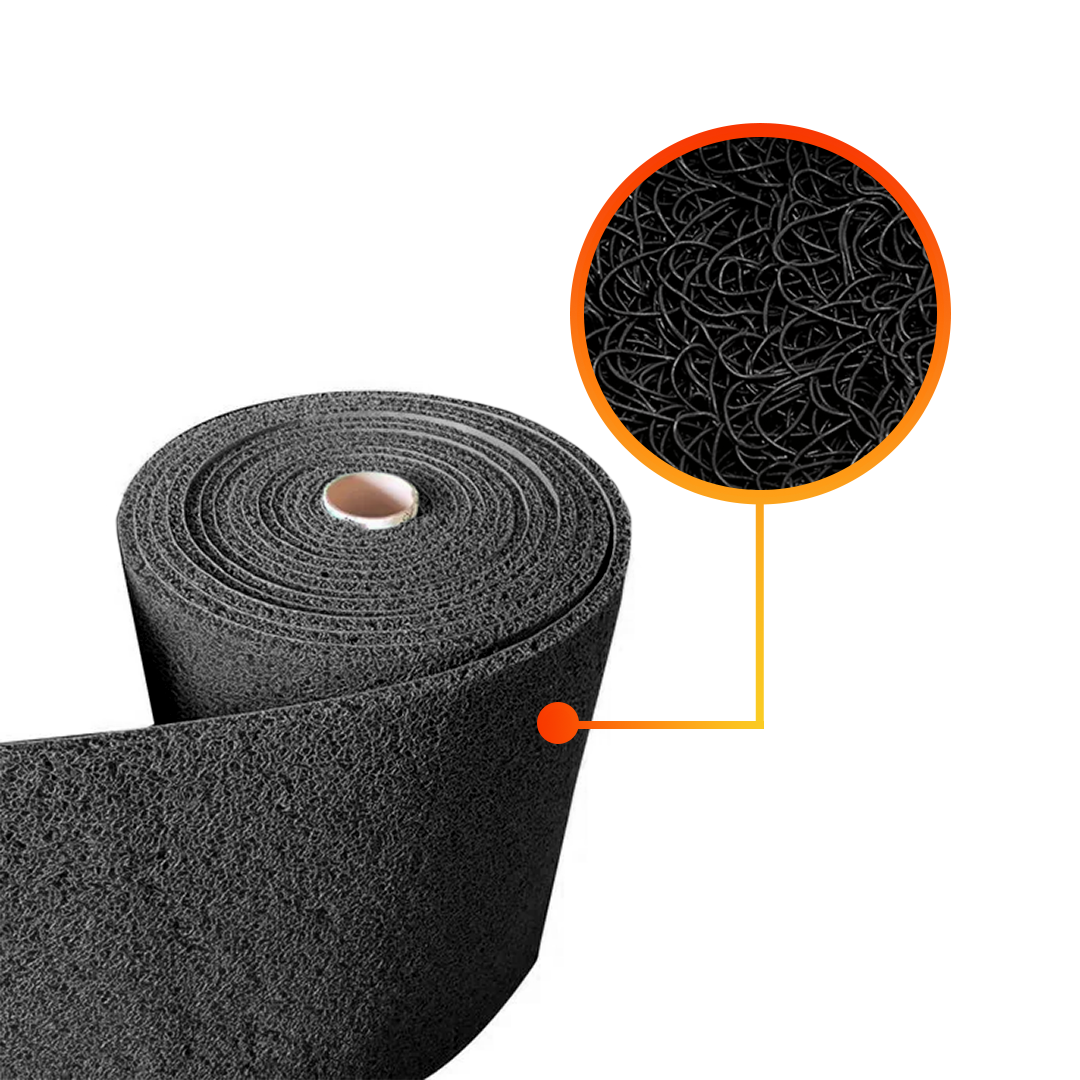 PISO RULO PVC NEGRO ML