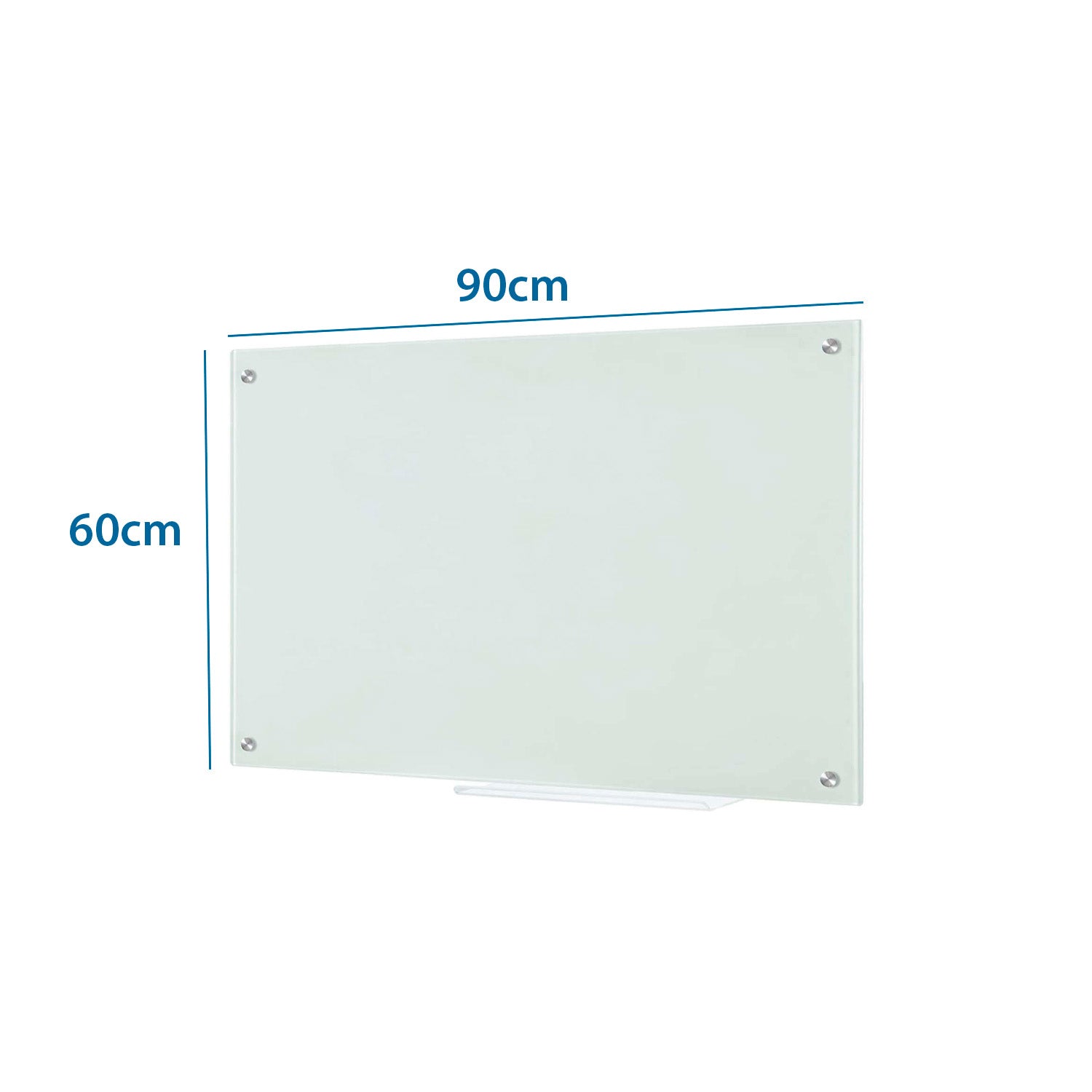 PIZARRA MAGNÉTICA VIDRIO TEMPLADO BLANCO "GLASS PRO" 60x90cm