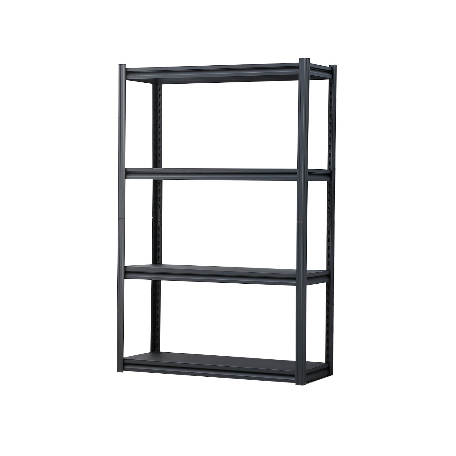 ESTANTE METALICO 4 REPISAS ACERO NEGRO 152x100x35cm