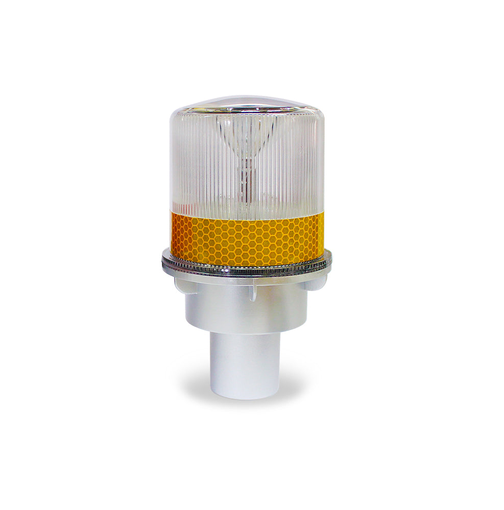 BALIZA DE ENCENDIDO DESTELLANTE SOLAR LED AMARILLO