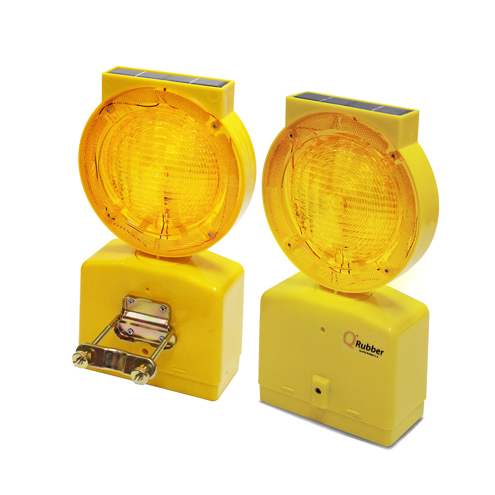 LÁMPARA DE ENCENDIDO SOLAR DESTELLANTE AMBAR (AMARILLA)