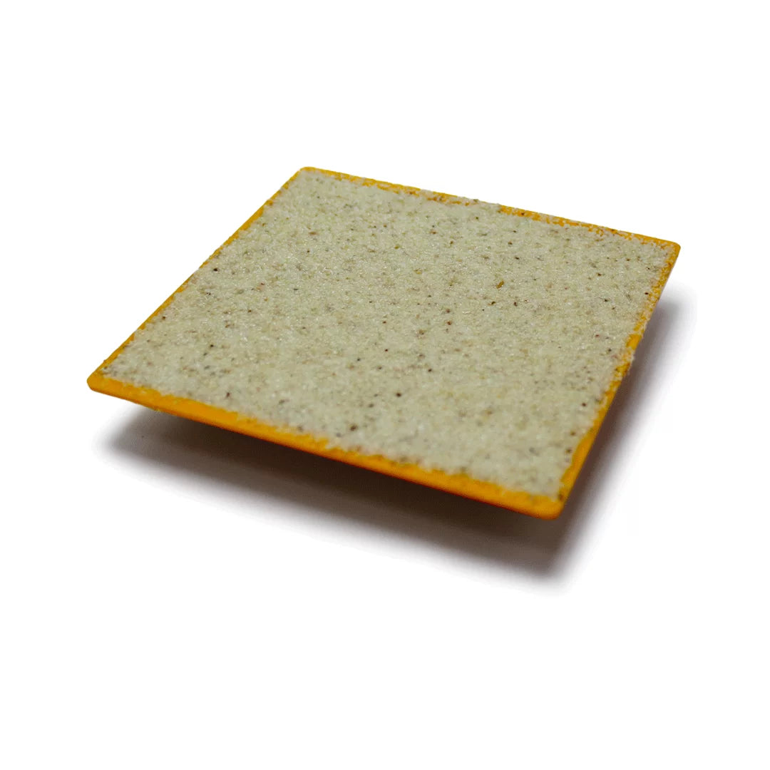 TACHA VIAL 10x10x2 CM DOBLE REFLECTIVO ROJO CON BASE ARENOSA