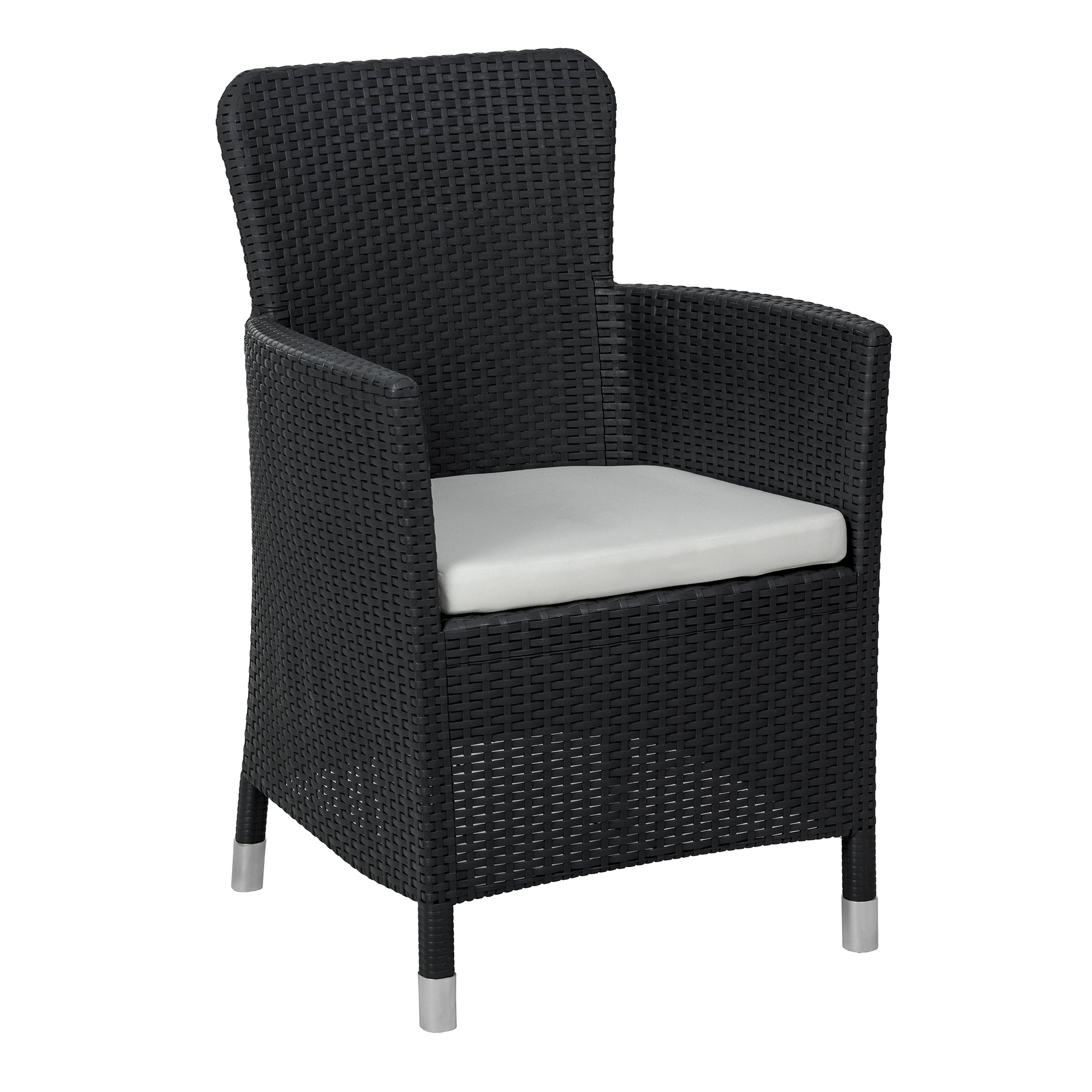 JUEGO LIVING SOFA RATAN CAPRI COMFORT COLOR GRIS GRAFITO