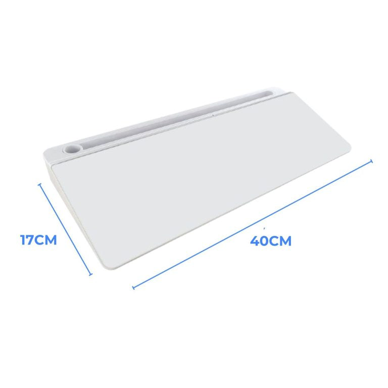 PIZARRA MAGNETICA DE VIDRIO PARA ESCRITORIO 17x40 CM