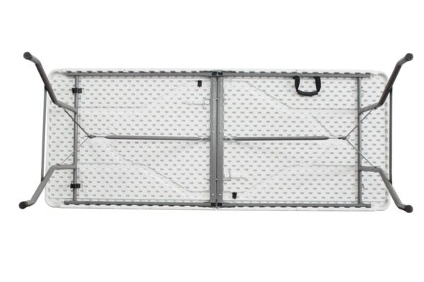 MESA PLEGABLE IGPRO BLANCA 152x70x74 CM TIPO MALETA