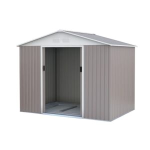 DEPOSITO METÁLICO JARDÍN GRIS 2.44 m2