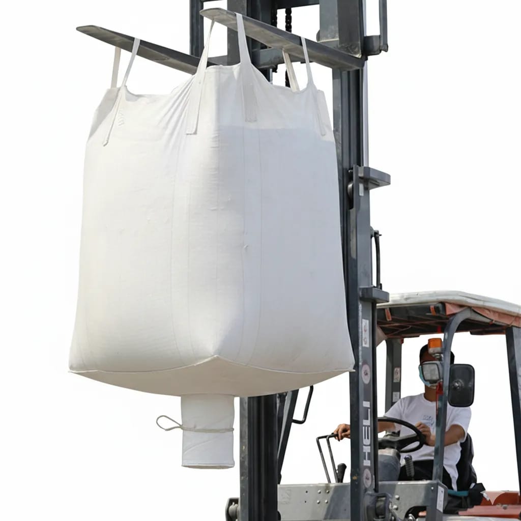 JUMBO BAG MAXI SACO CAP. 1.2 TON CON FONDO DE DESCARGA