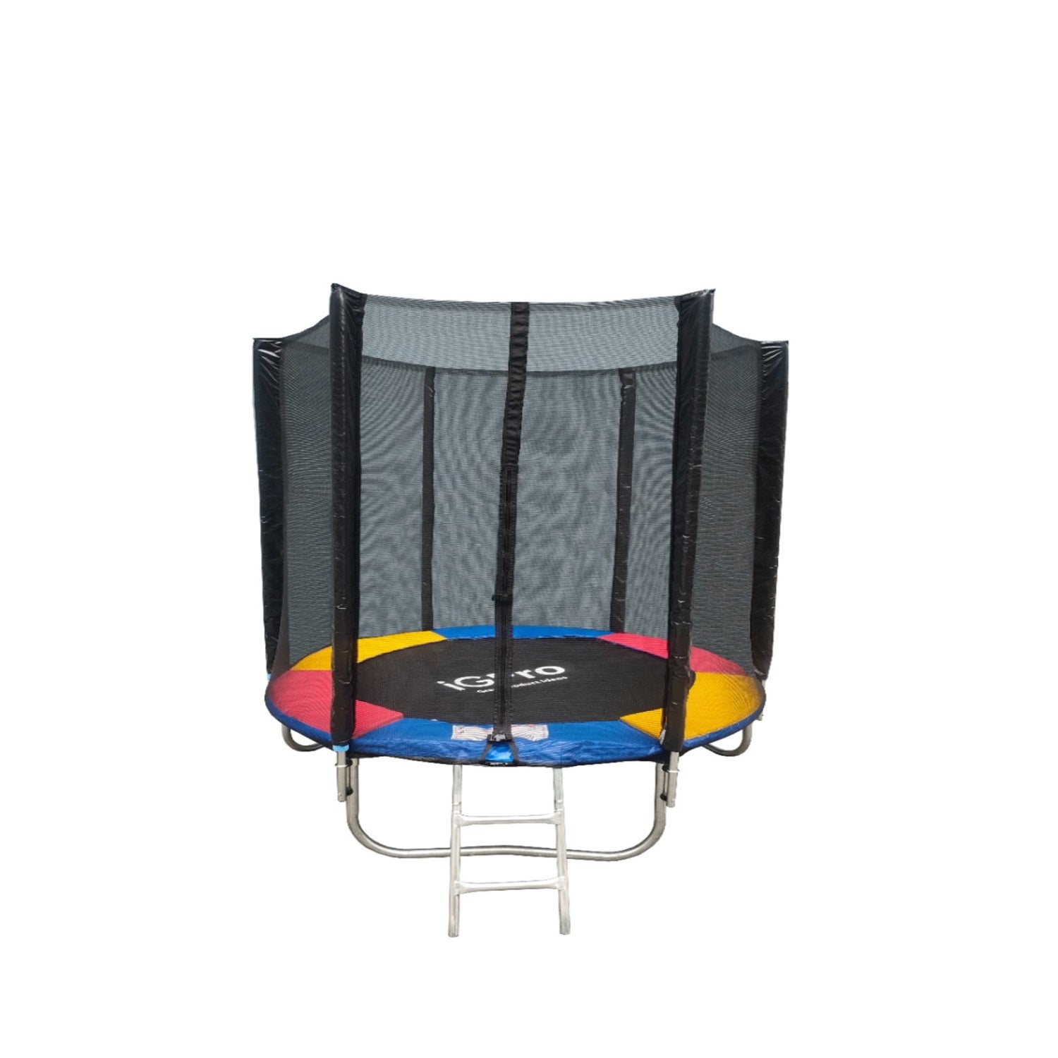 CAMA ELÁSTICA CON MALLA PROTECCIÓN Y ESCALERA 1.8 mt 6FT