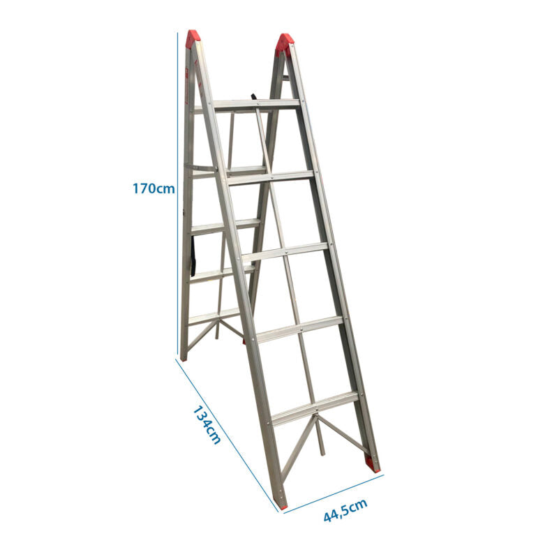 ESCALERA PORTATIL FOLD A 5×2 PELDAÑOS