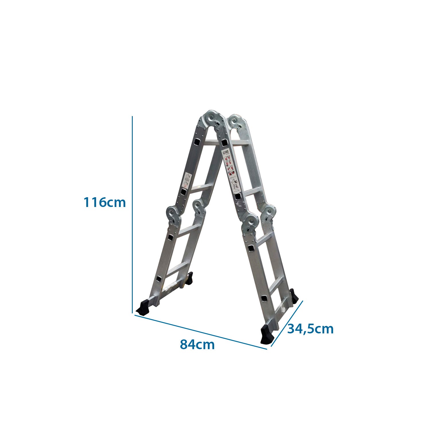 ESCALERA MULTIPROPOSITO 2,5mt 8 PELDAÑOS