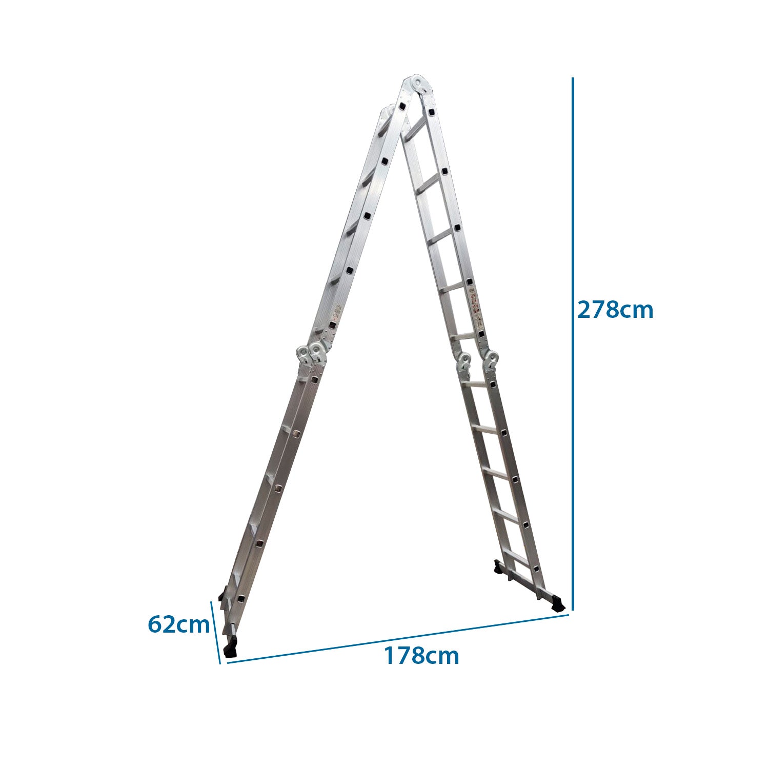 ESCALERA MULTIPROPOSITO 5,7mt 20 PELDAÑOS