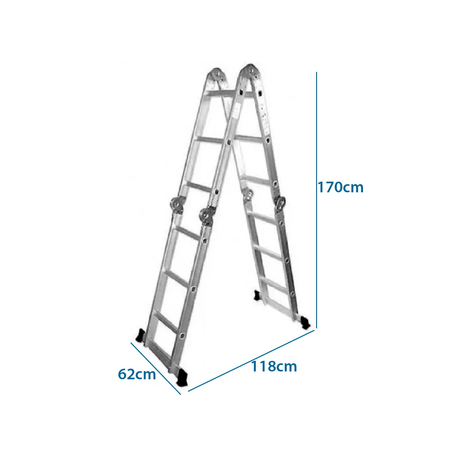 ESCALERA MULTIPROPOSITO 3,5mt 12 PELDAÑOS