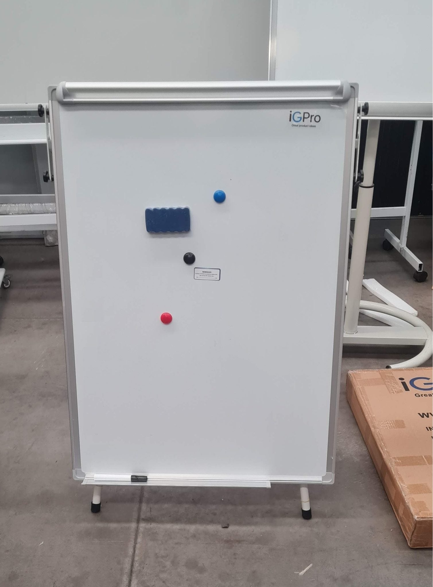 PAPELÓGRAFO PIZARRA MAGNÉTICA ATRIL 70x100 CM BLANCO