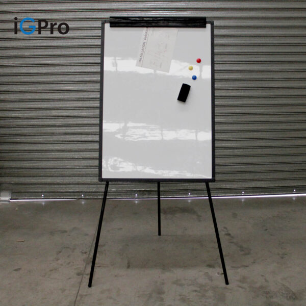 PAPELÓGRAFO PIZARRA MAGNÉTICA ATRIL 70x100 CM NEGRO