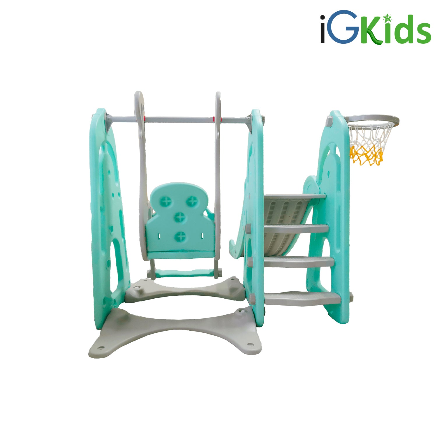 TOBOGÁN 3 EN 1 CON COLUMPIO Y ARO BALONCESTO (MEDIUM)