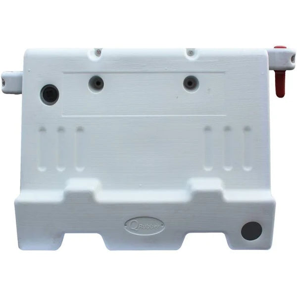 BARRERA PLASTICA CANALIZADOR VIAL NEW JERSEY APILABLE BLANCA