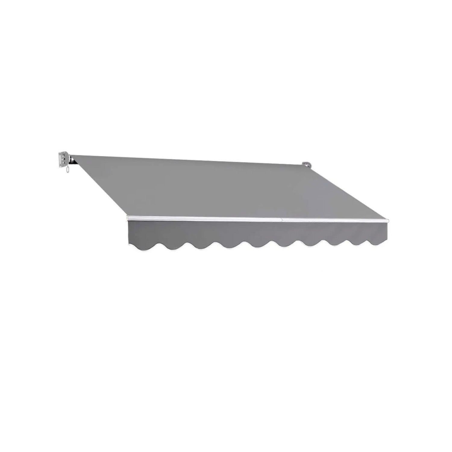 TOLDO BRAZO RETRÁCTIL TERRAZA GRIS 2x1.5mt