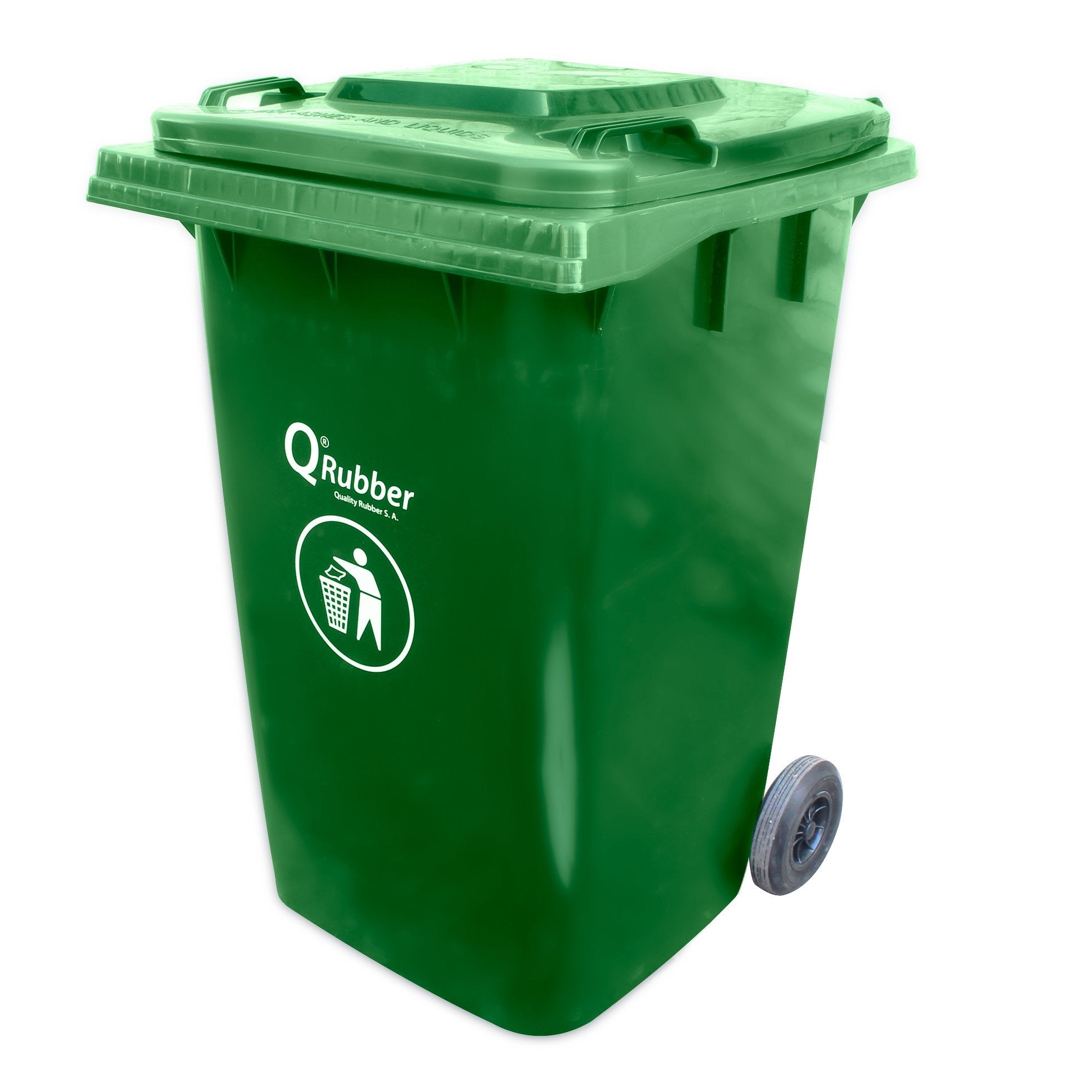 CONTENEDOR BASURA BASURERO 360 LTS COLORES