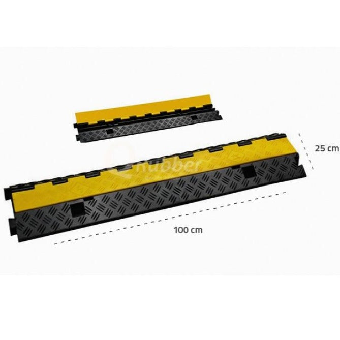 PROTECTOR CABLES Y MANGUERAS DE 2 CANALES