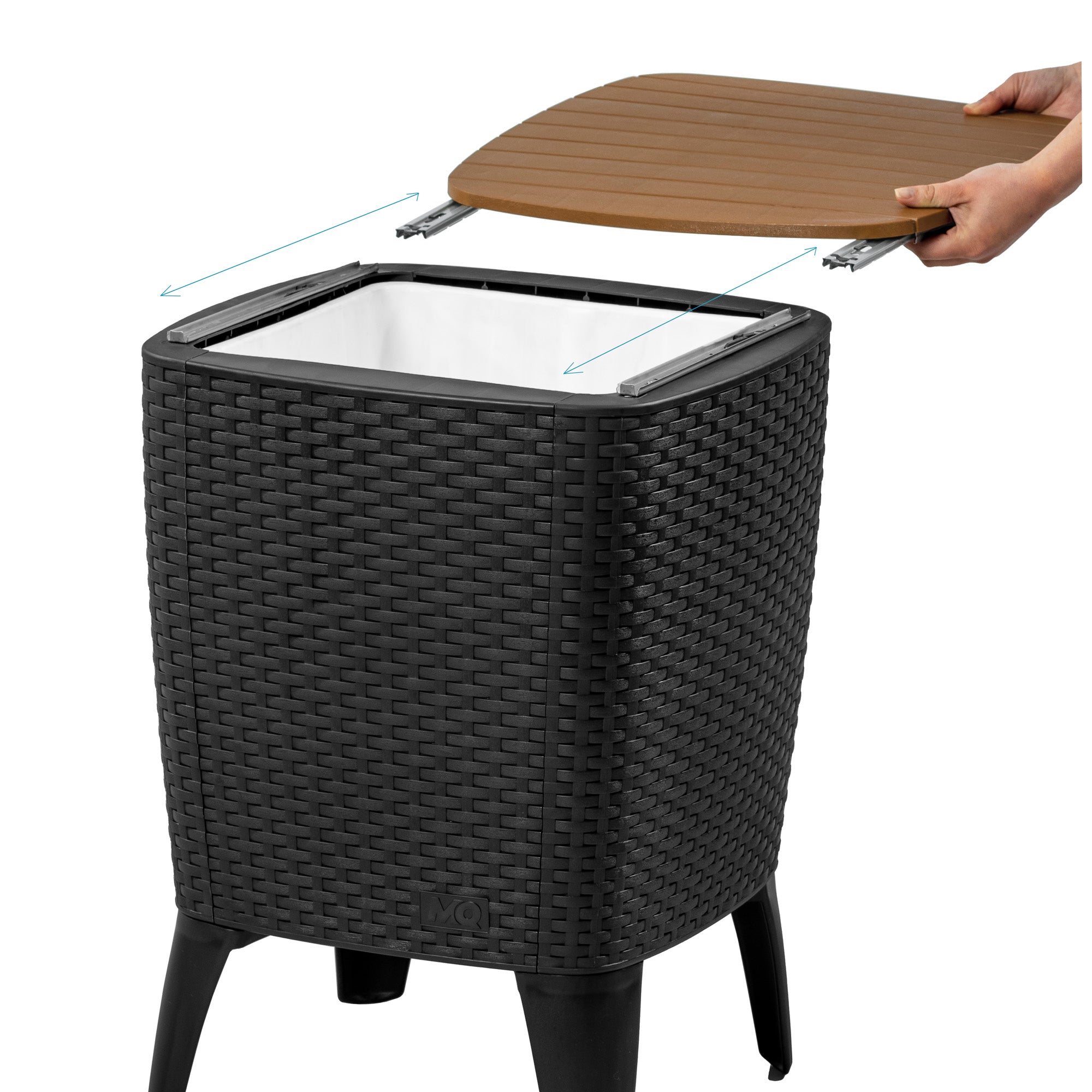 COOLER TABLE CAPRI NEGRO