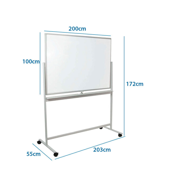 PIZARRA CLASSIC MOVIL MAGNETICA DOBLE CARA 100x200 CM