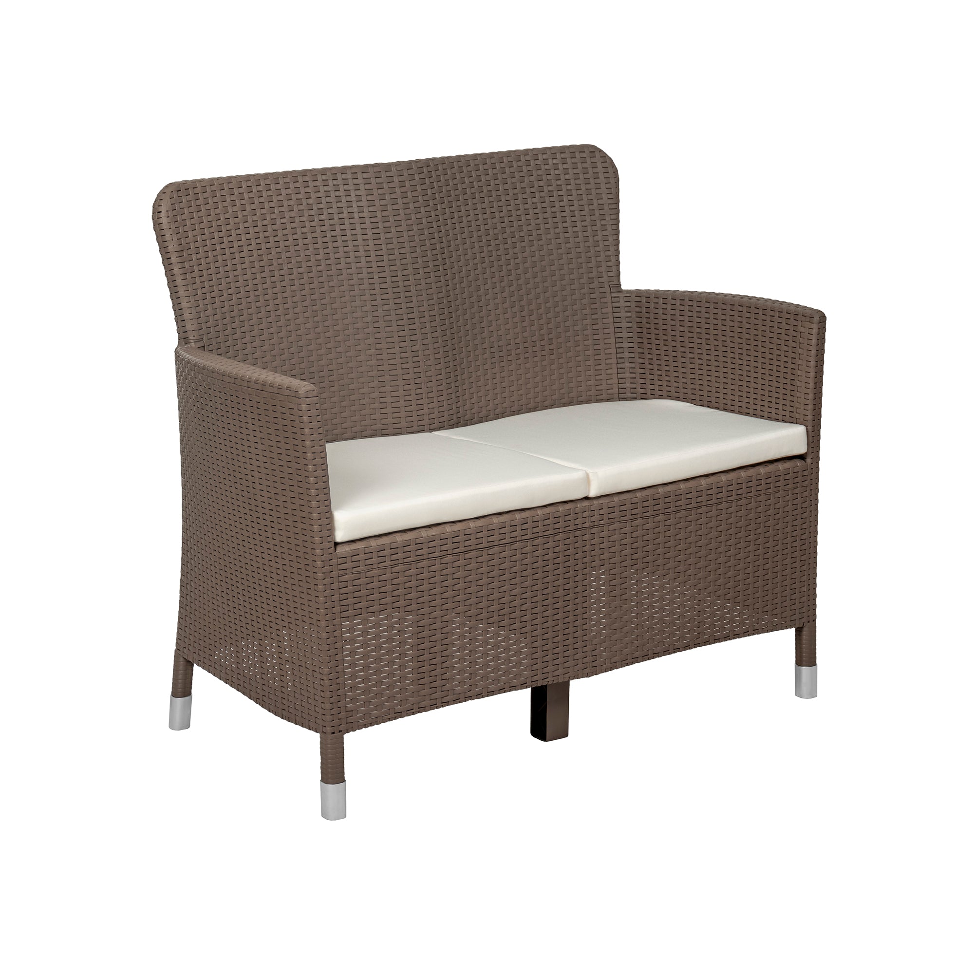 JUEGO LIVING SOFA RATAN CAPRI COMFORT COLOR MOCCA