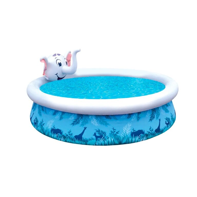 PISCINA INFANTIL ELEFANTE INFLABLE LANZA AGUA 47x205 CM