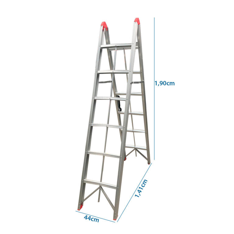 ESCALERA PORTATIL FOLD A 6×2 PELDAÑOS